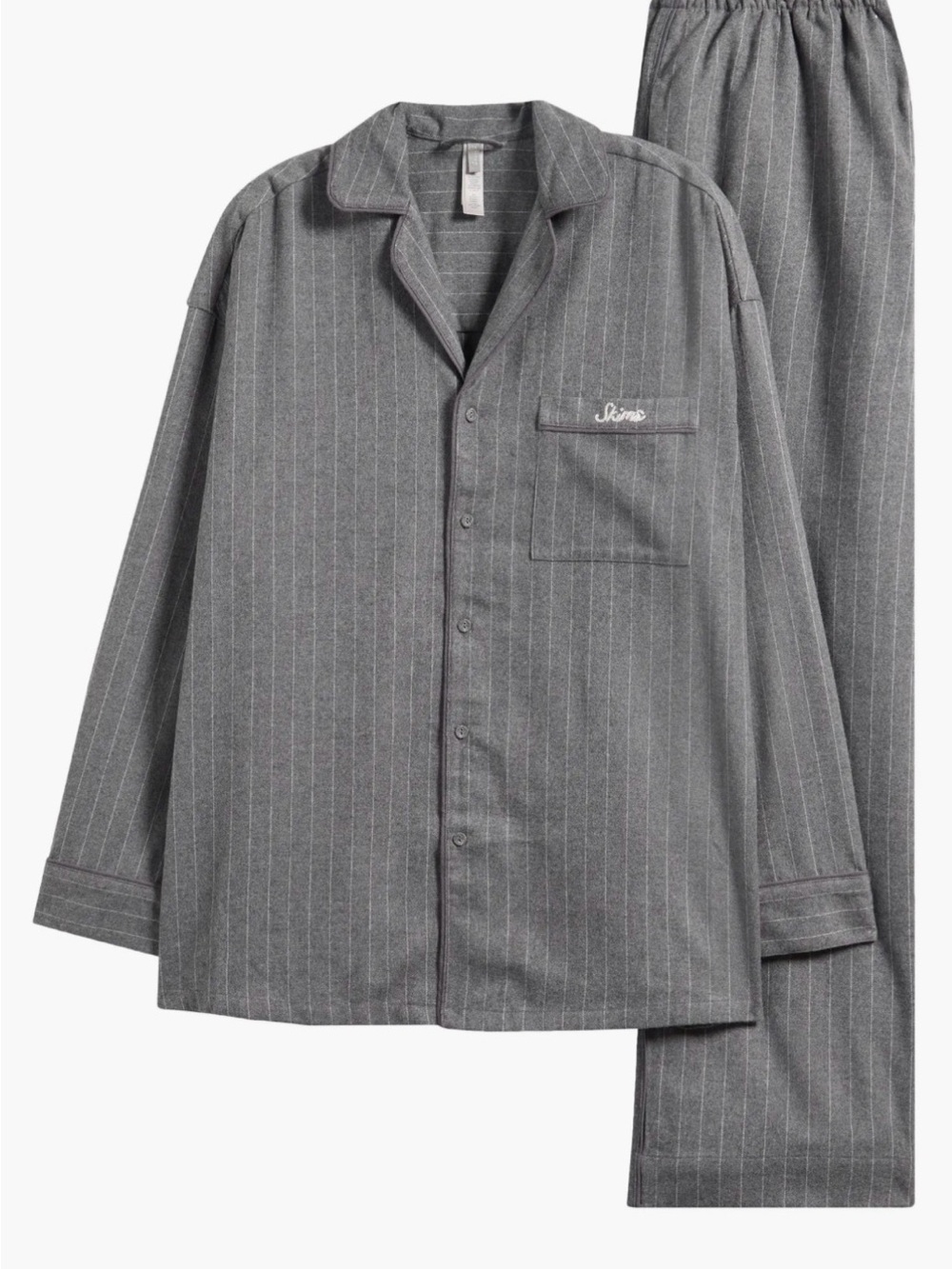 SKIMS Flannel Elevated Sleep Set - NWT - Picture 4 of 8